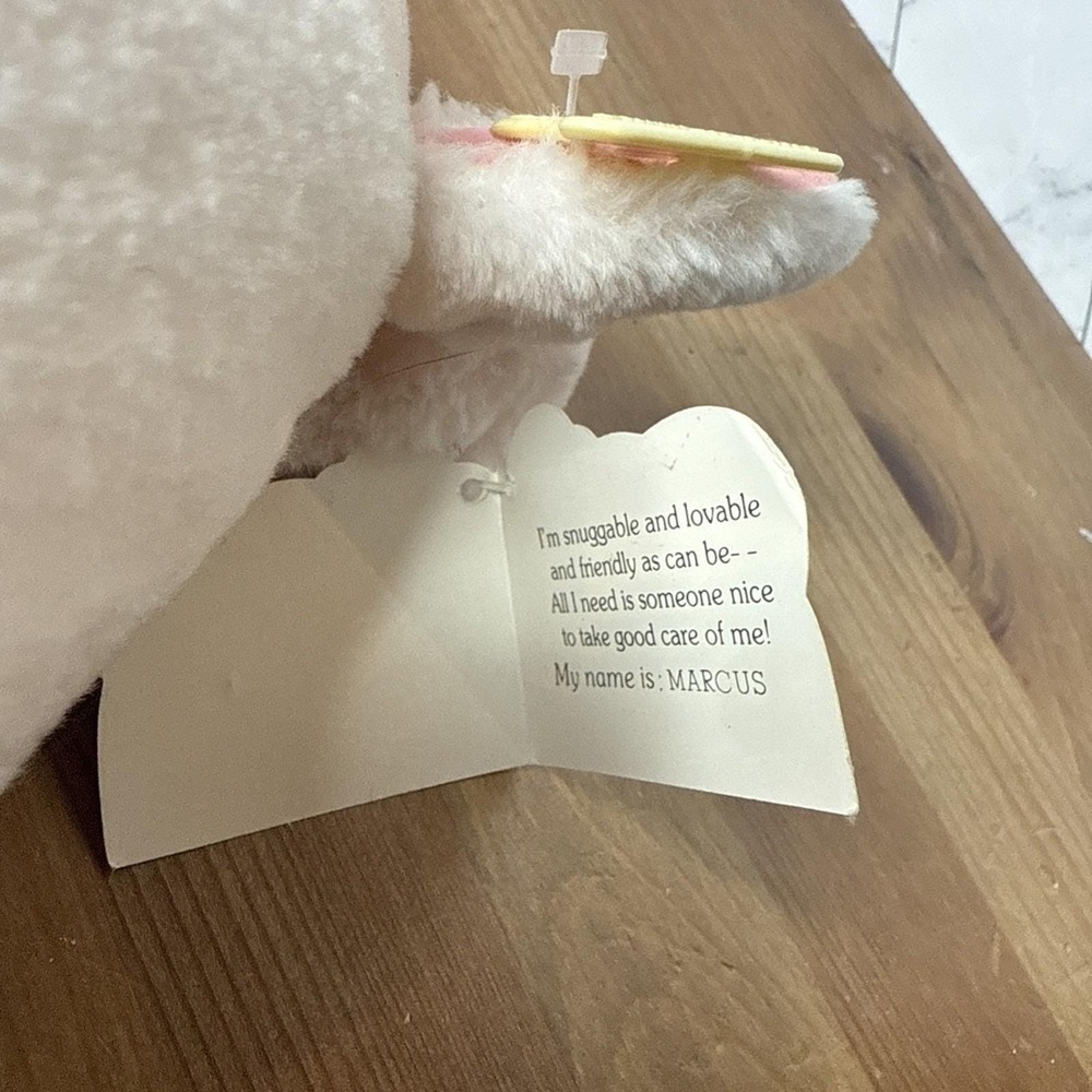 Vintage Heartline 1987 Snuggables "Marcus" Pig Plush Excellent Condition Toy - Picture 14 of 15
